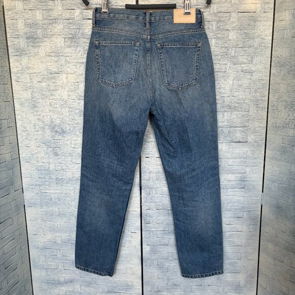 Everlane The 90s Cheeky Sz 25 Medium Wash Organic Cotton Button Fly - Picture 2 of 6